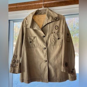 Vintage Girl Scout Uniform Shirt Pre WWIi
